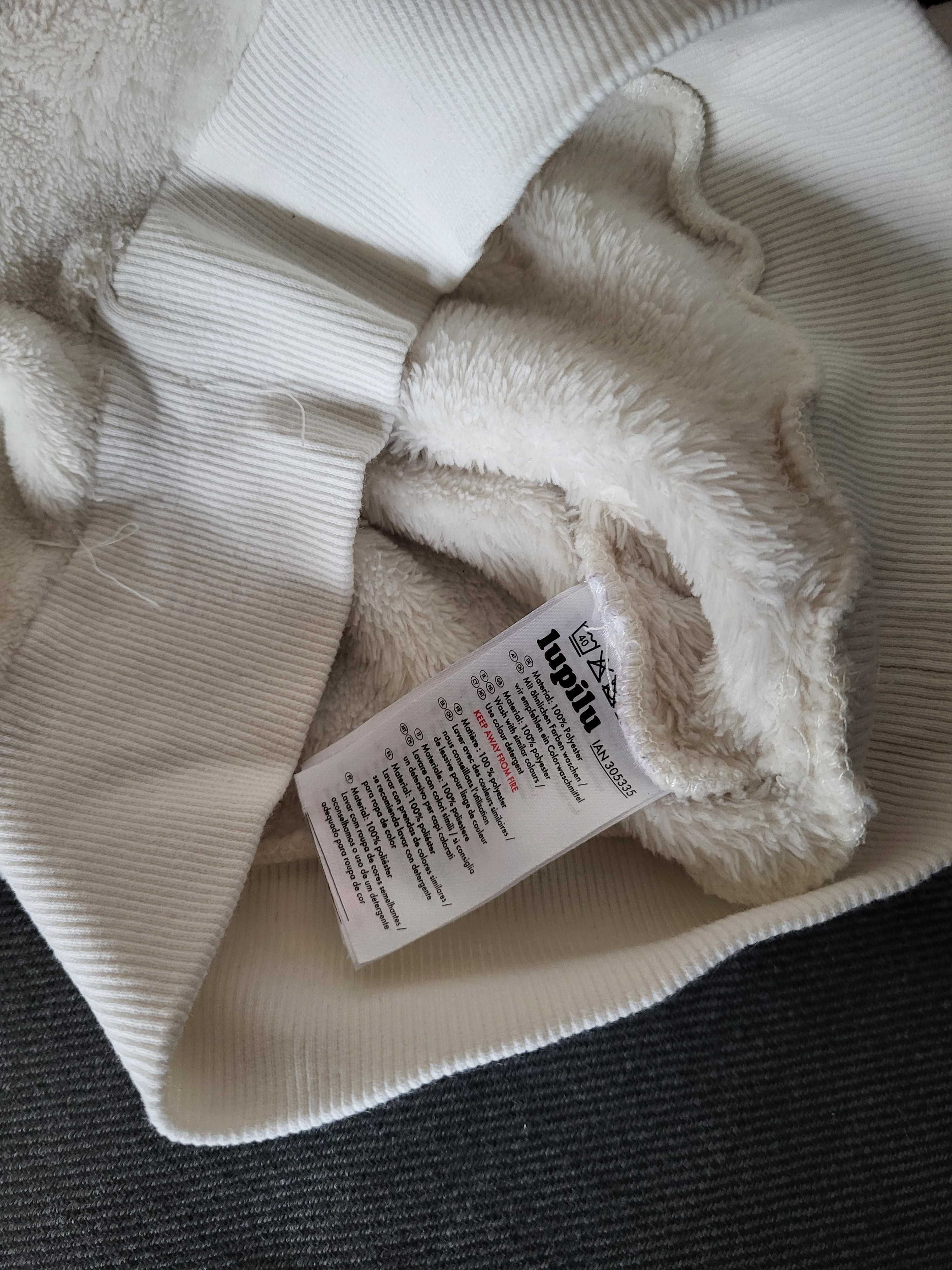 Bluza pluszowa niedzwiadek lupilu r.74/80
