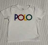 Polo Ralph Lauren bluzeczka t shirt koszulka biała 122 7l