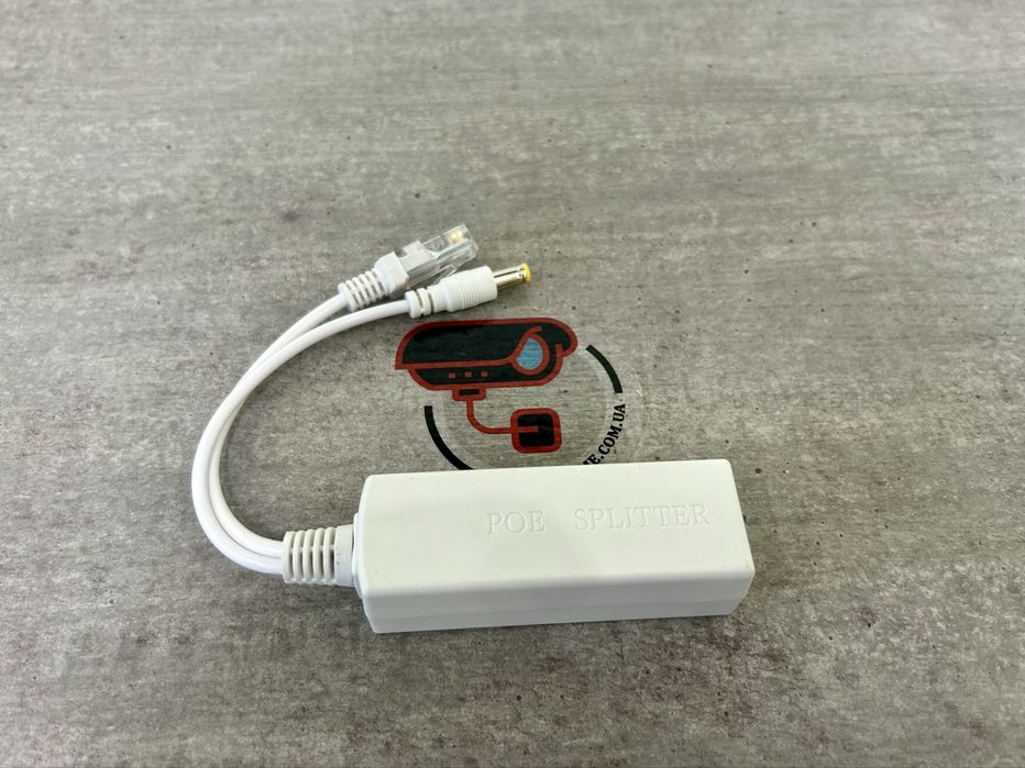PoE 48 12В инжектор сплиттер блок питания для камеры видеонаблюдения