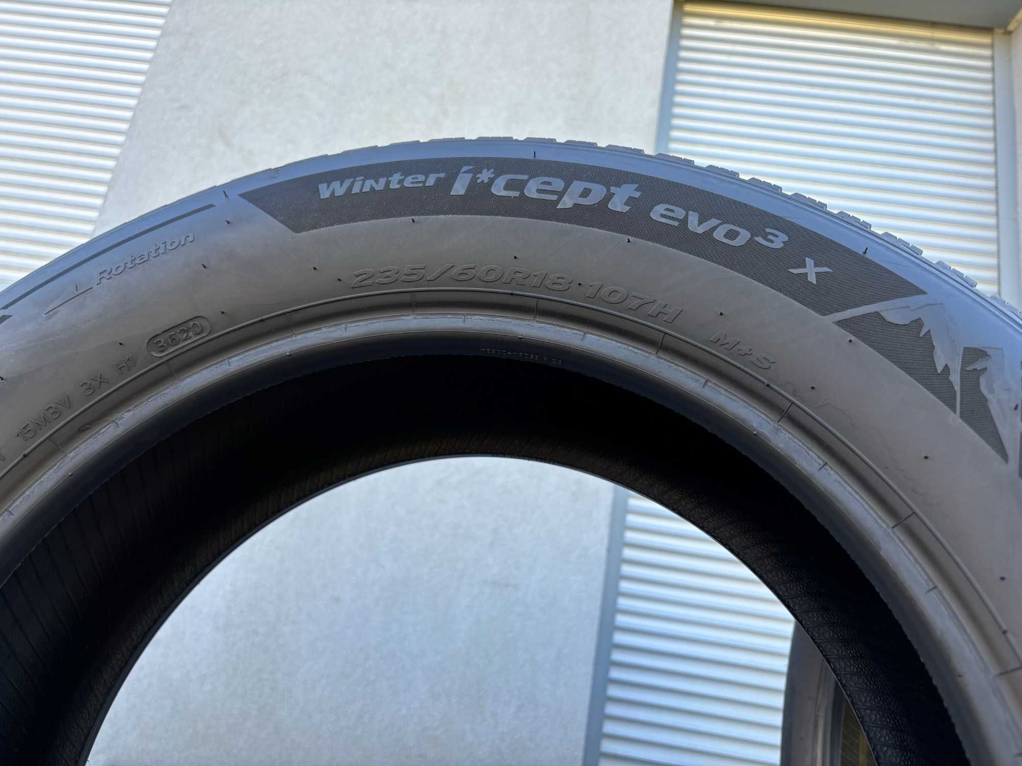 2szt zimowe 235/60R18 Hankook 7,4mm 2022r świetny stan! Z5620 gwarancj