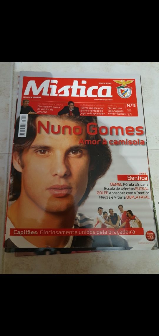 6 primeiras revistas do Benfica