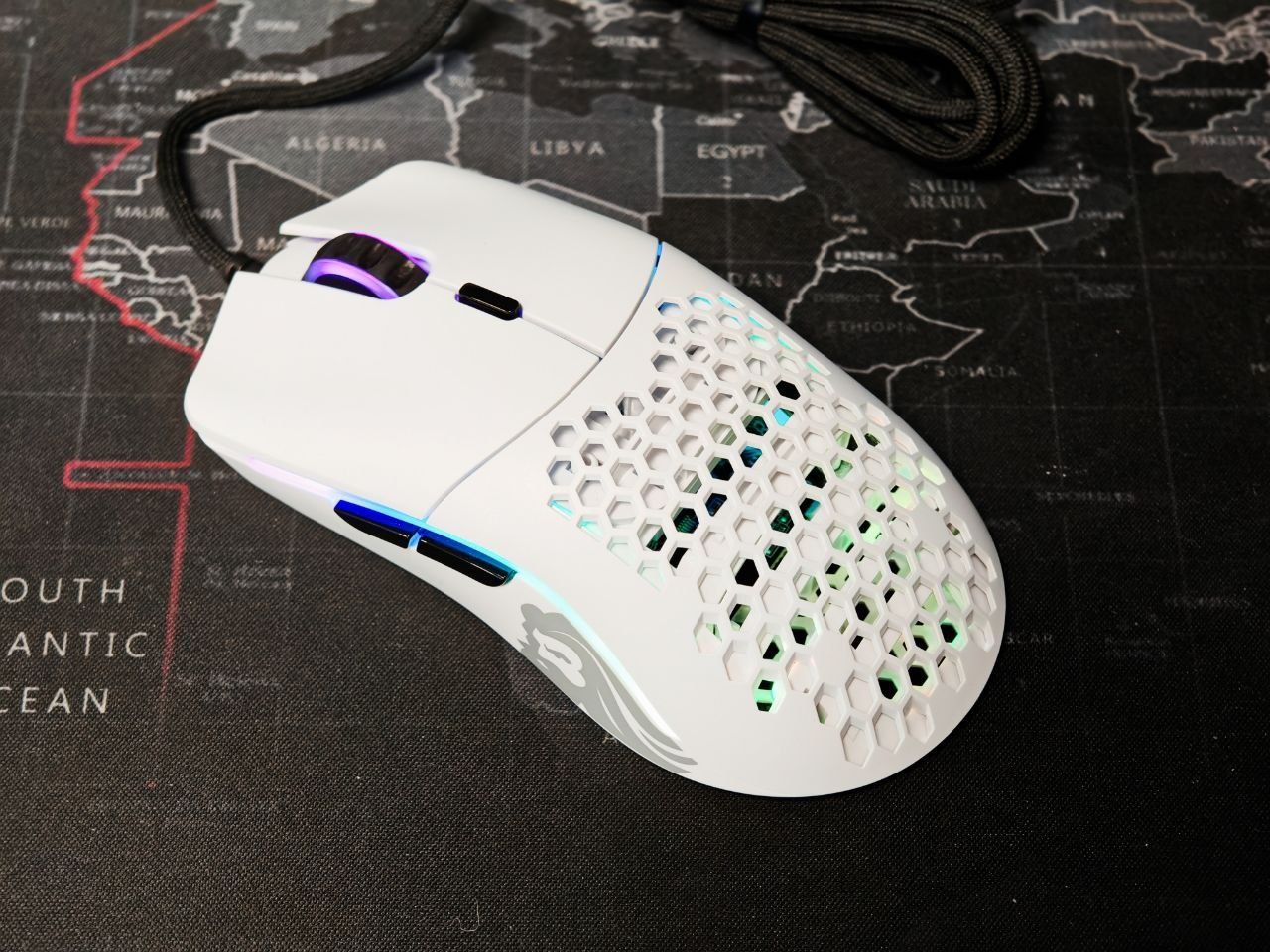 Миша -Миша для ПК- Комп'ютерна Мишка-Мышь Glorious Model O RGB USB Whi