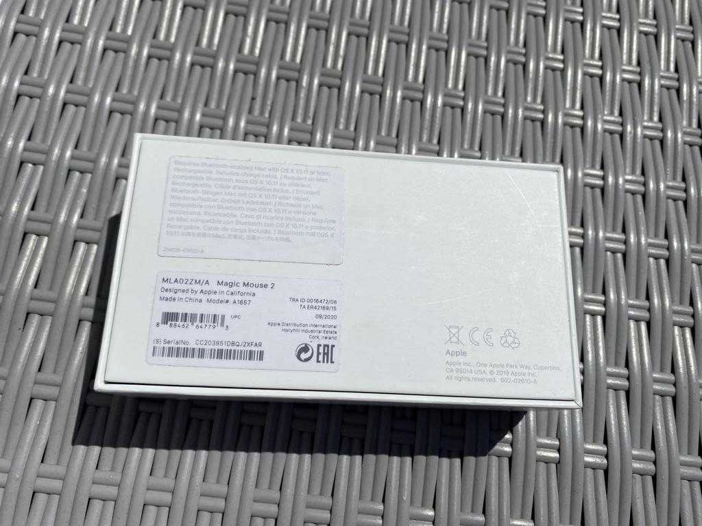 Mysz APPLE Magic Mouse 2 MLA02ZM/A