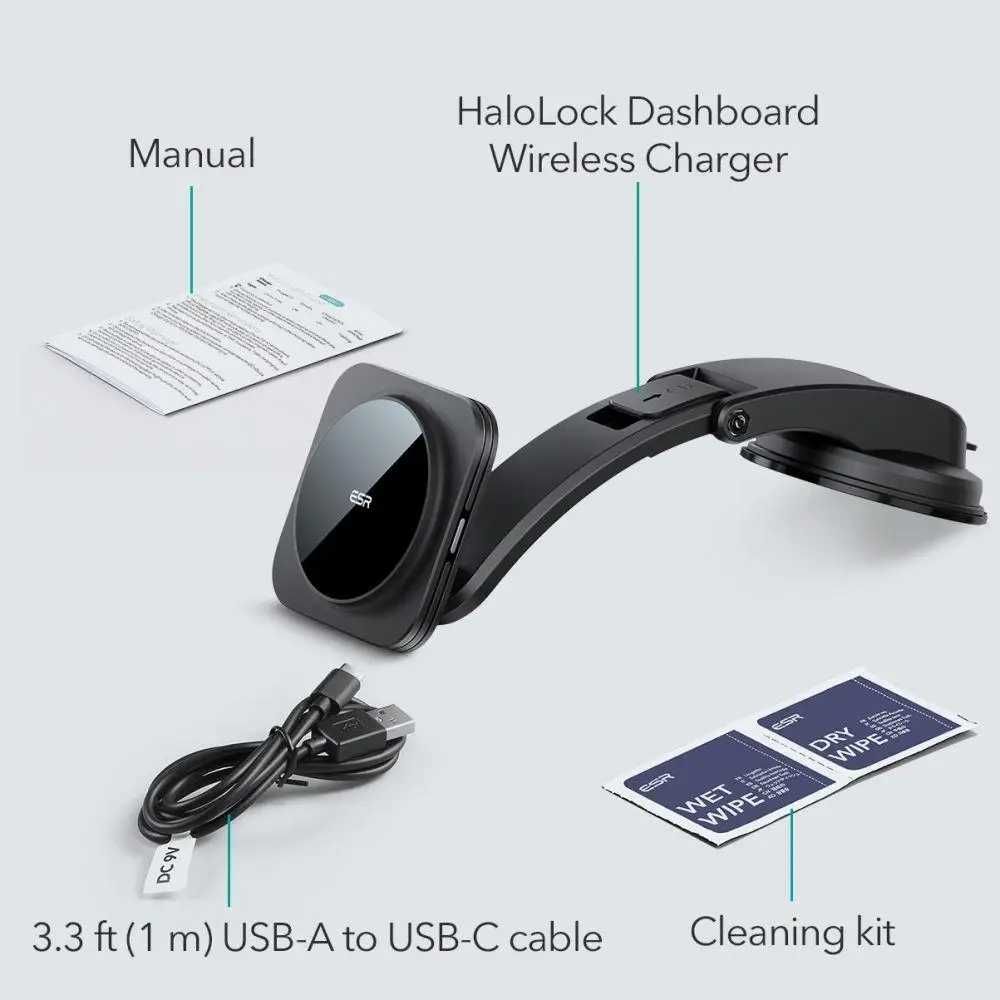 Автодержатель ESR Halolock MagSafe Dashboard Wireless Low-Profile