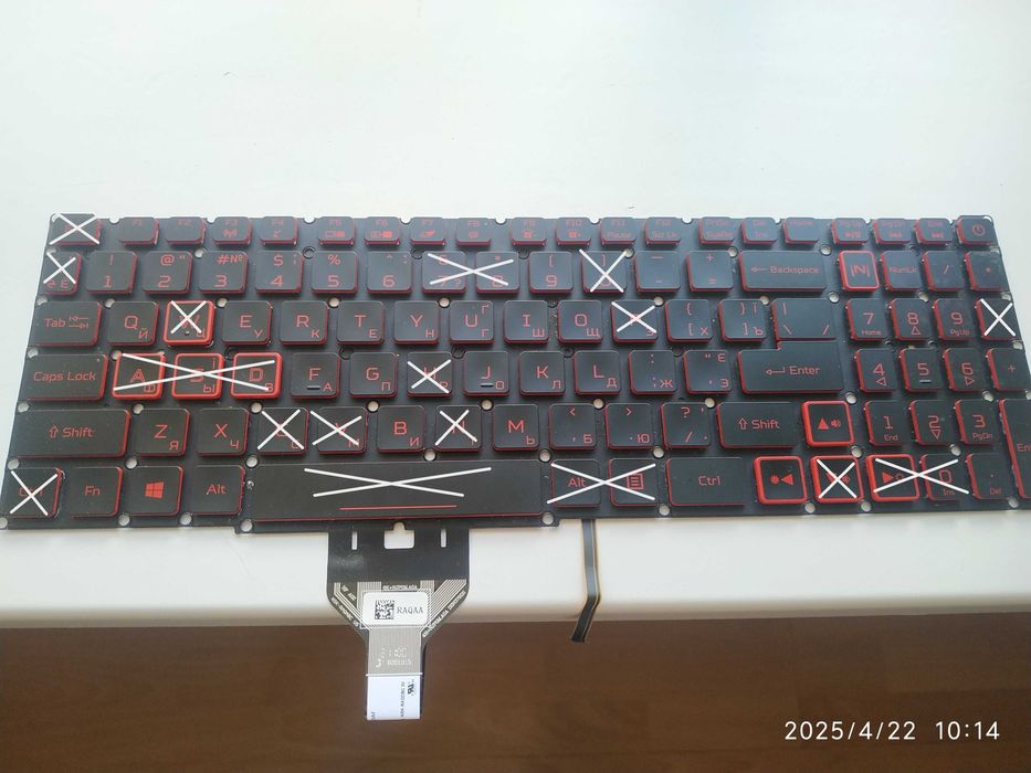 Клавіша клавіатура поштучно Acer Nitro 5 та Asus K570