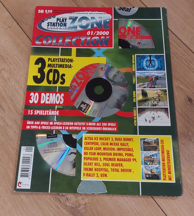 NOWE czasopismo PlayStation ZONE z 6 płytami CD Psx Extreme Magazyn