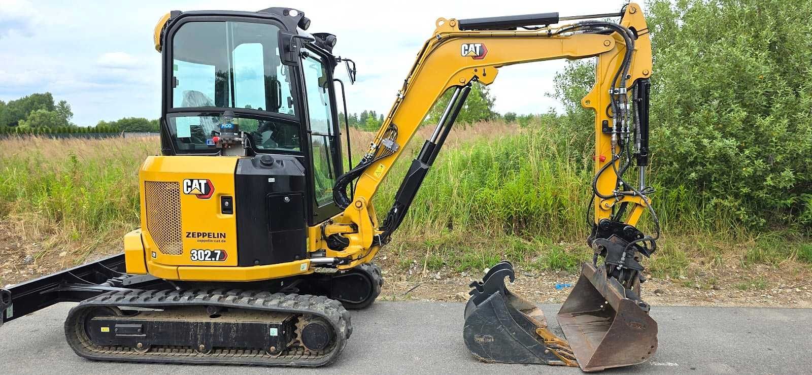 Caterpillar 302,7CR - 2023 rok, 467h, CAT 302.7, Cat 302 , Cat 303