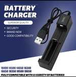 Ładowarka ogniw 18650, 14650 USB pojedyncza pod namiot, kemping