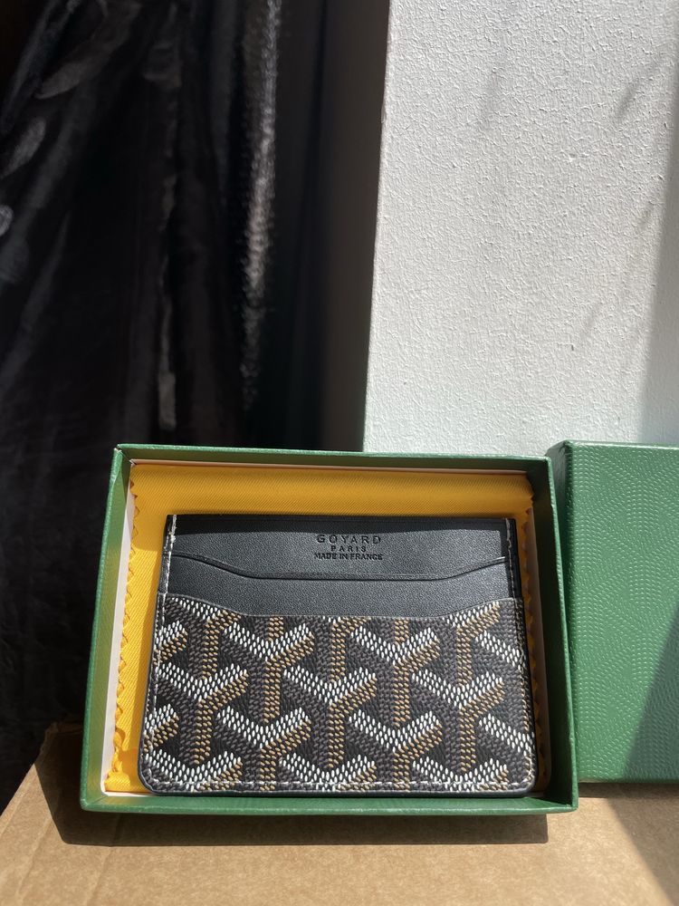 Goyard porta cartões preto