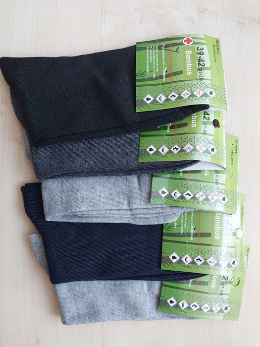 Skarpety męskie bambusowe 5 par
