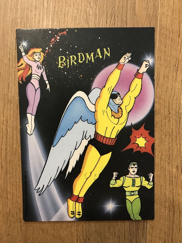 Pocztówka kartka pocztowa vintage Birdman