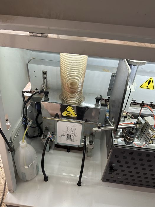 Okleiniarka, oklejarka, frez wstępny + zarabianie naroży