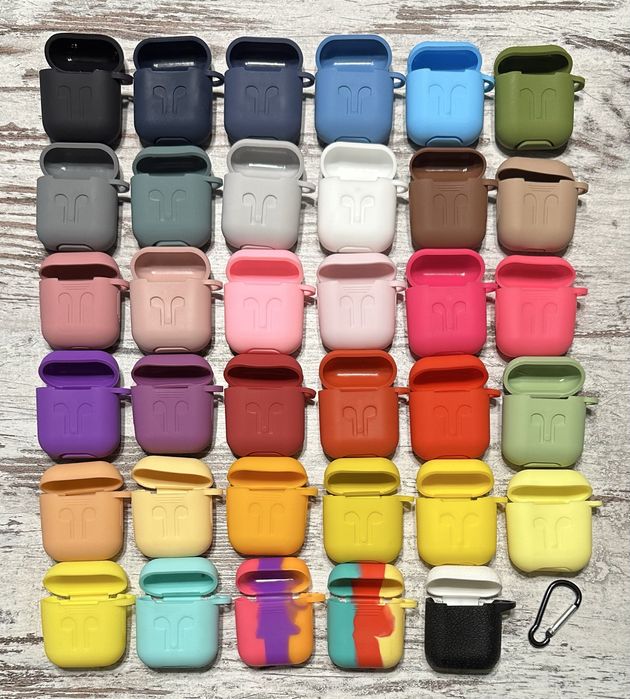 чехол Airpods силиконовый чехол, силиконовые чехлы для Еирподс распрод
