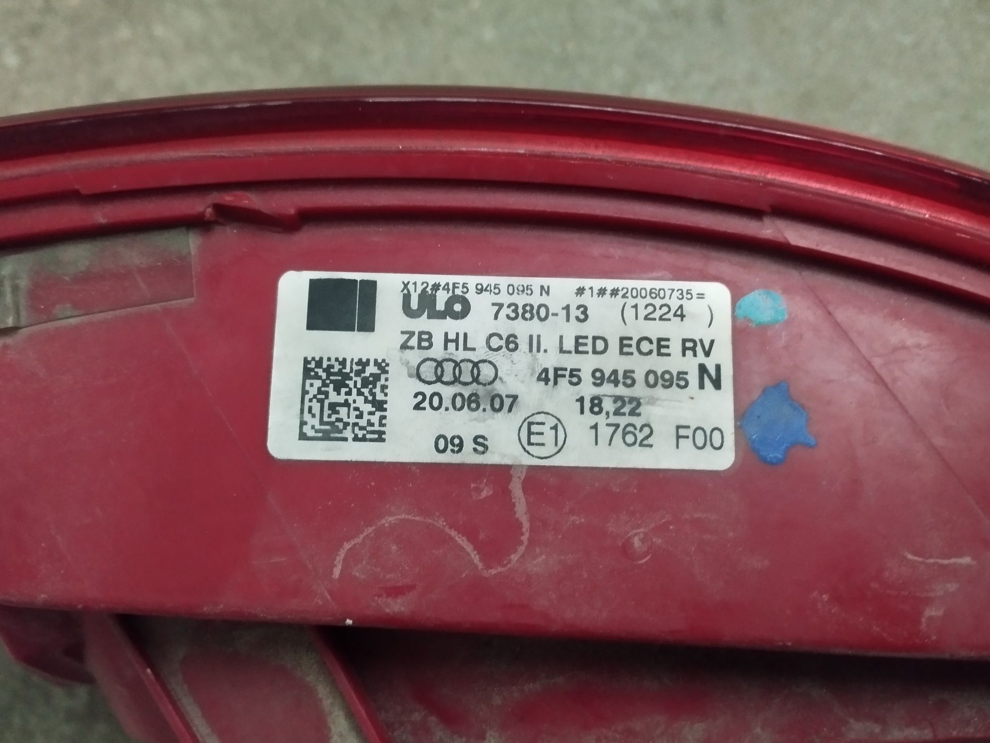 Lampa tył LED audi A6 c6 prawa lewa