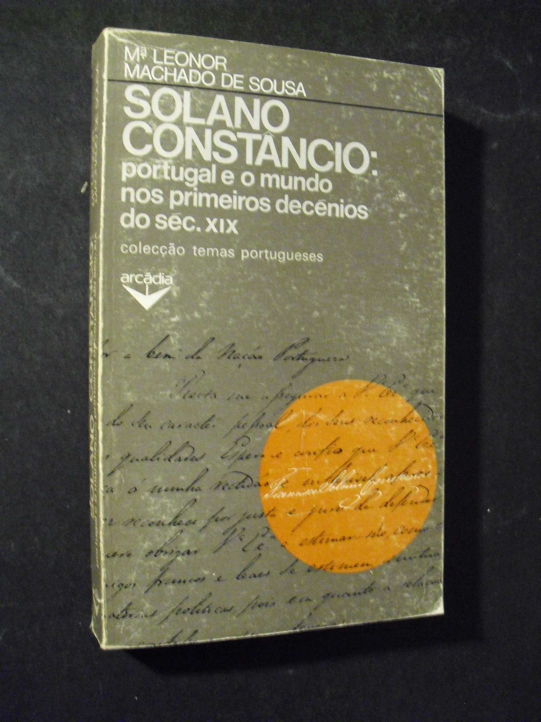 Sousa (Maria Leonor Machado de);Solano Constâncio,Portugal e o Mundo