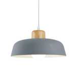 HJXDtech Nordycka nowoczesna, prosta metalowa lampa, E27 Niebieska
