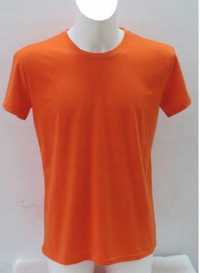 t-shirt orange koszulka z krótkim rękawem rm