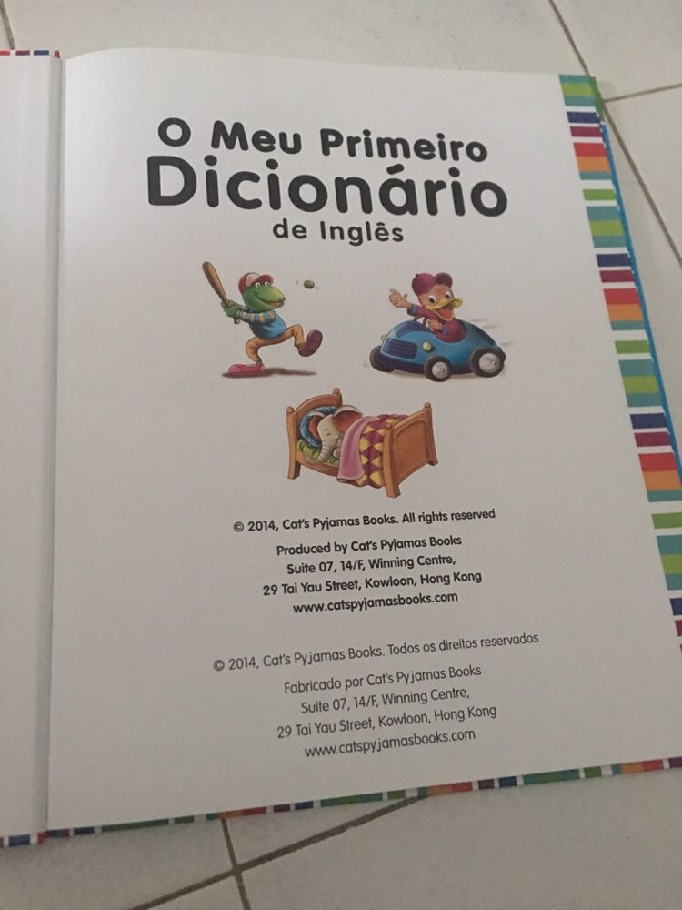 O meu primeiro dicionário de inglês