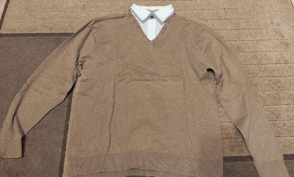 Sweter męski z kołnierzem next M/L