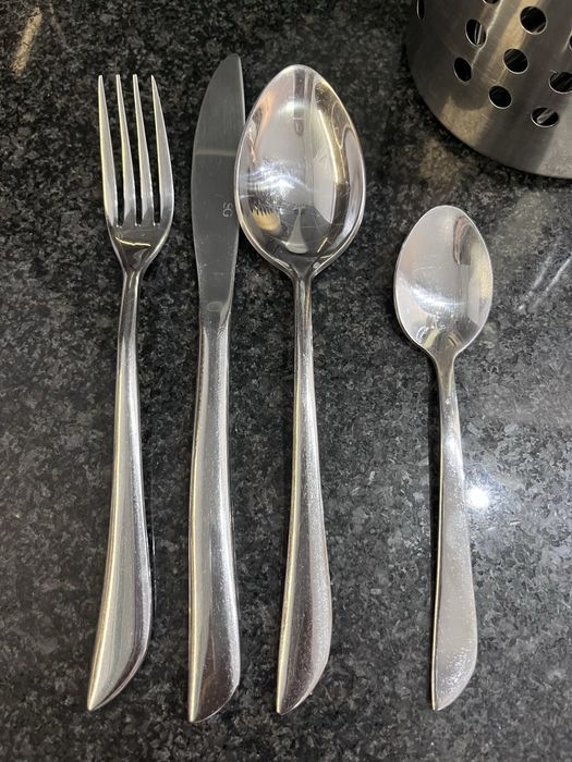 Talheres inox + Suporte