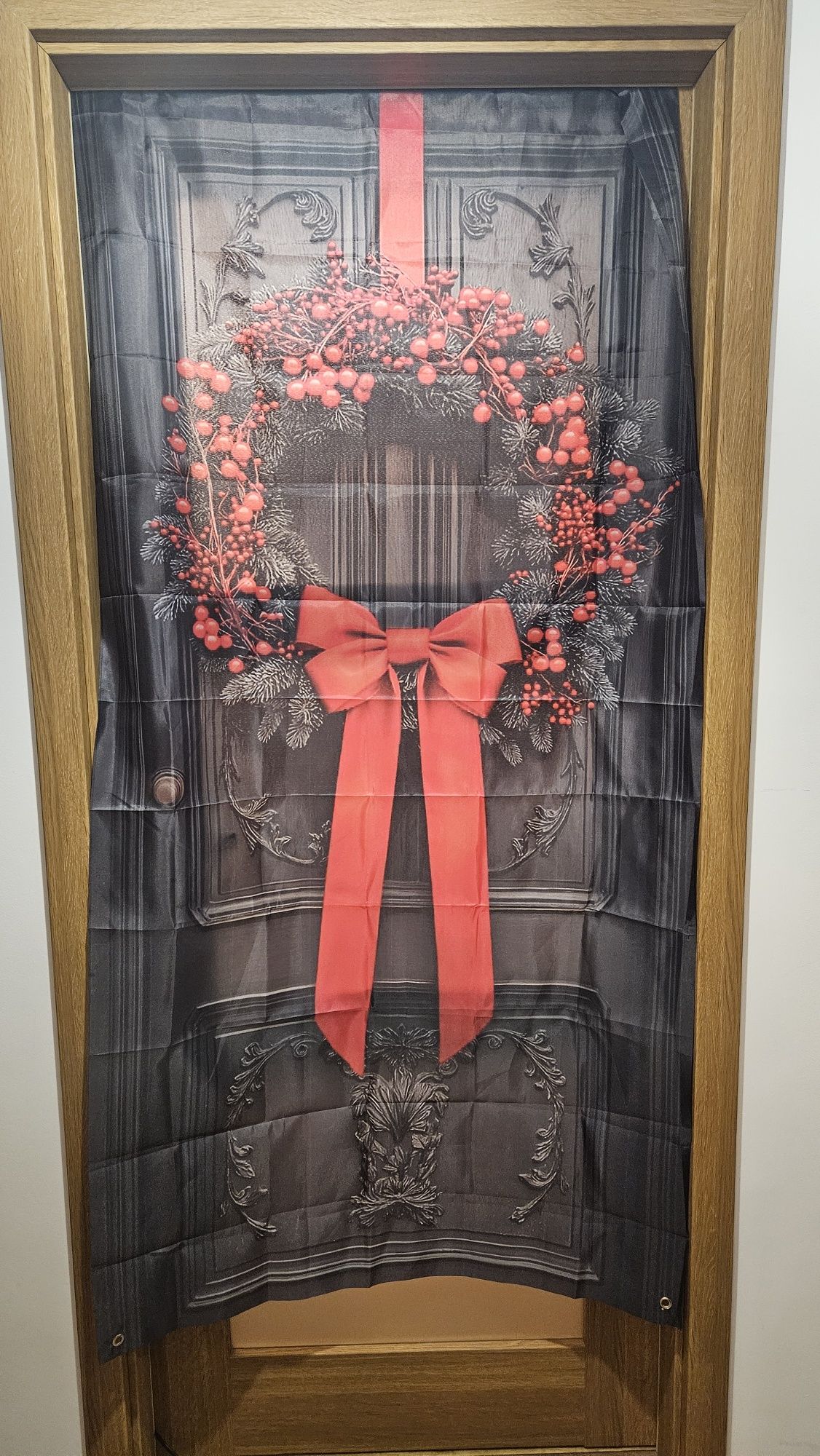 Stroik na święta w formie materiału