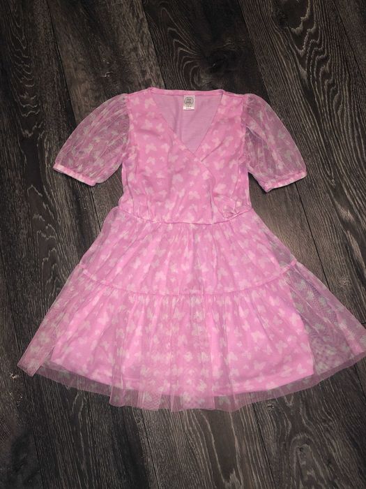 sukienka w motyle rozm 116