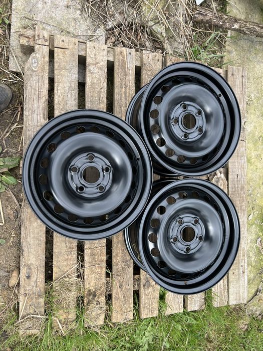 3xfelga stalowa 15” VW/SEAT/SKODA (5x112 ET43) - nowe