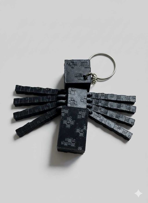 Брелок Майнкрафт (Minecraft)— Крипер, Скелет, Ендермен та Павук