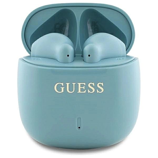 Guess słuchawki Bluetooth GUTWSJ14ESGQ TWS + stacja dokująca turkusowy