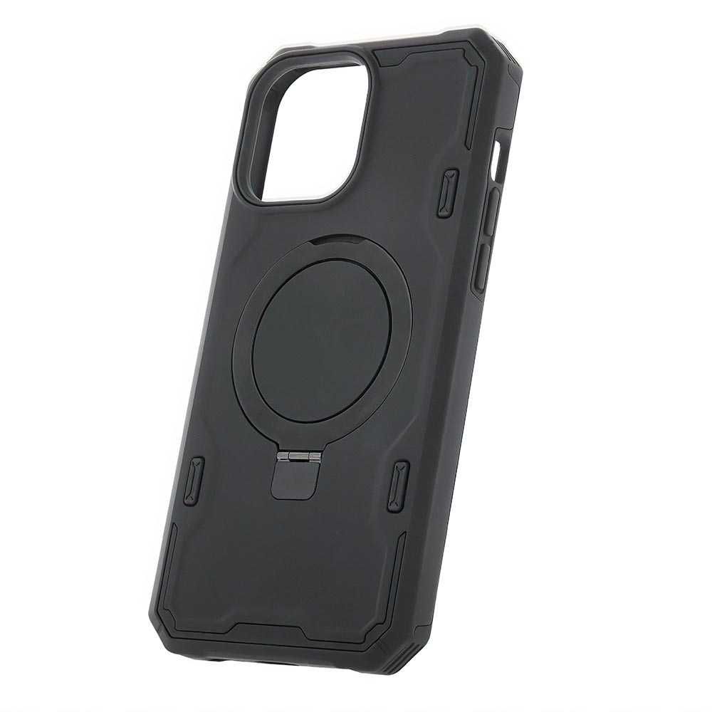 Plecki Etui Pancerne Defender Mag Ring do Apple Iphone 14 Pro czarne