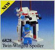 LEGO Space System 6828 Twin-Winged Spoiler 1988 stary zestaw