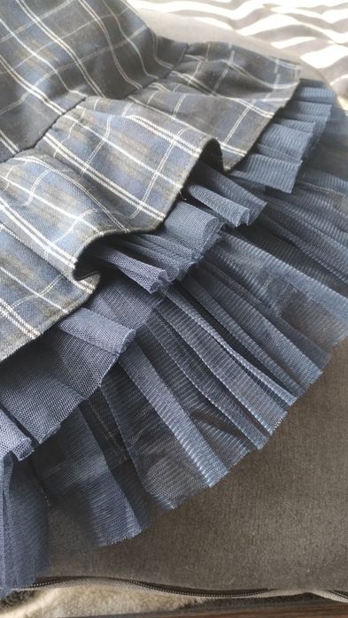 Комплект шкільний сарафан/сукня+блузка