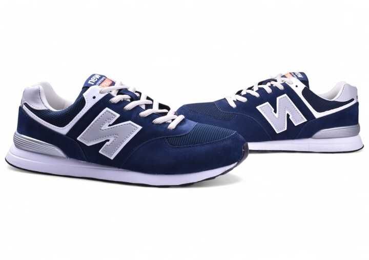 Buty Męskie Adidasy Sportowe Sneakersy Z Balance granat siatka 11B-45