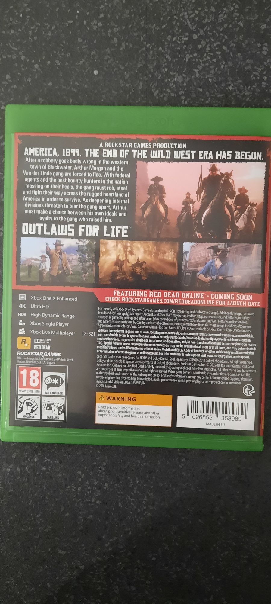 Red Dead Redemption 2 Xbox one wersja PL