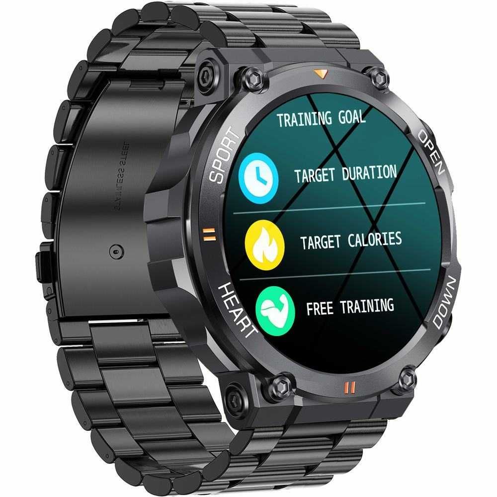 SMARTWATCH GRAVITY GT7-2 PRO Czarny z Czarną Bransoletą