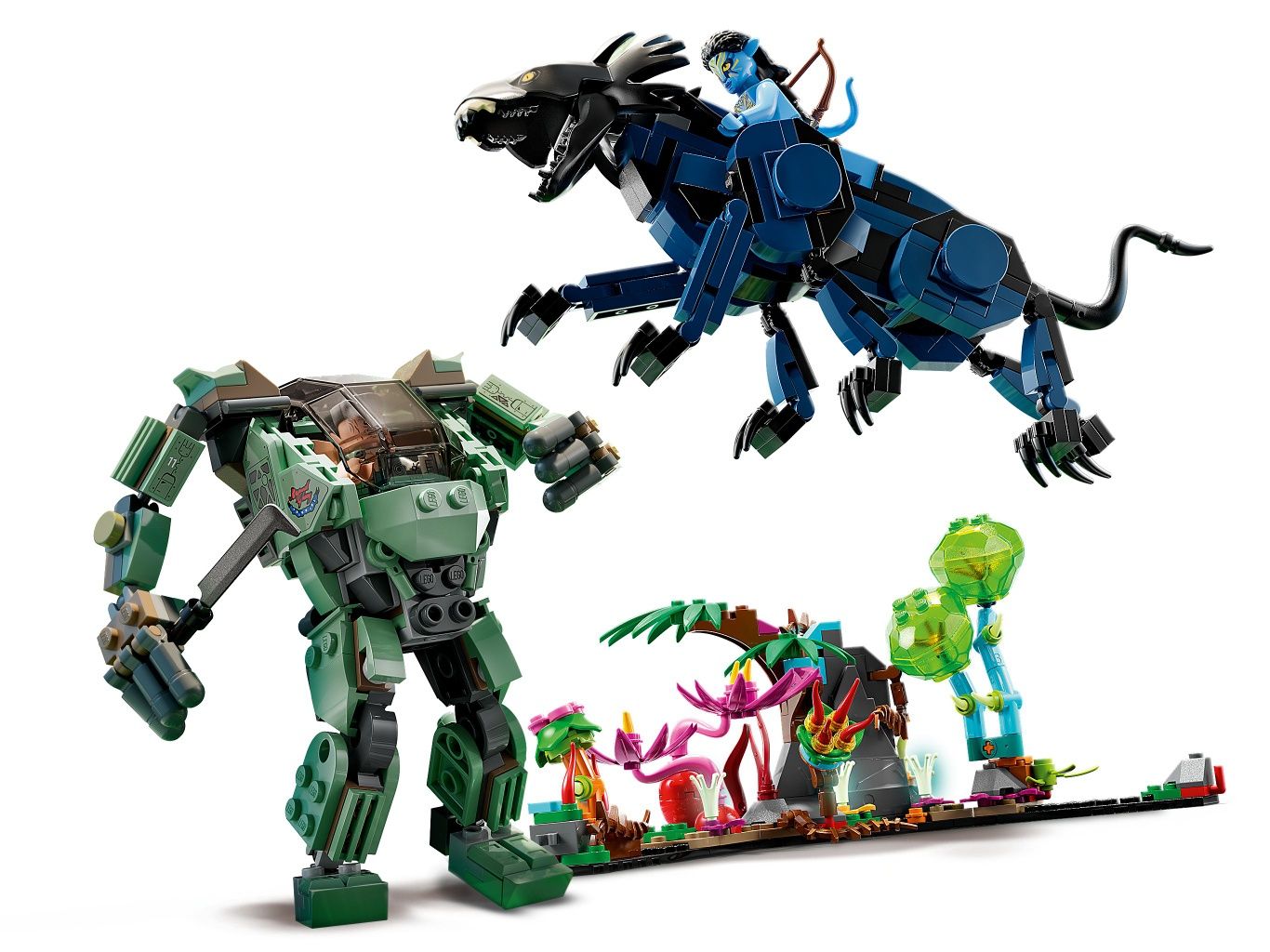 LEGO® 75571 Avatar - Neytiri i Thanator kontra Quaritch w kombinezonie