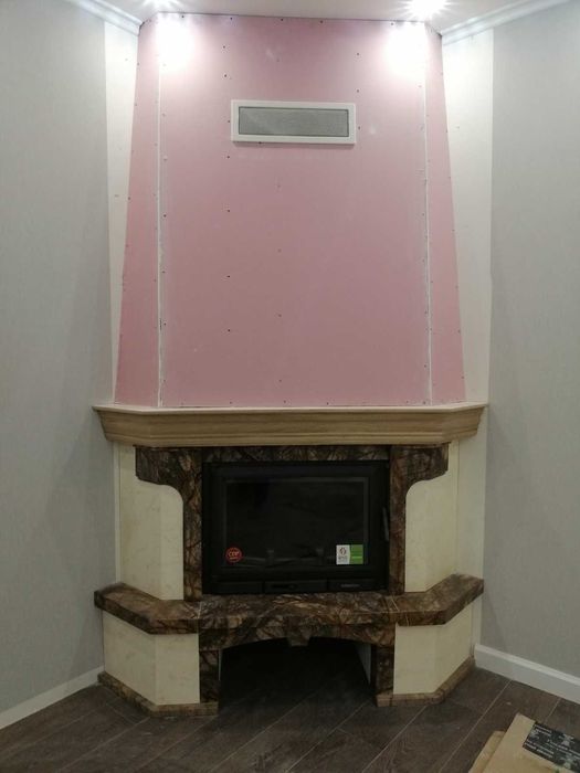 Монтаж установка камина, топки, печи, дымохода. Мастер по каминам