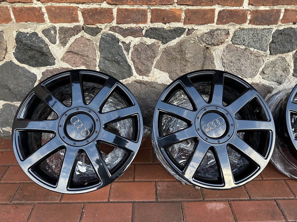 Alufelgi 5x112 17 Audi A4 A6 A3 czarny polysk letnie zimowe felgi kola