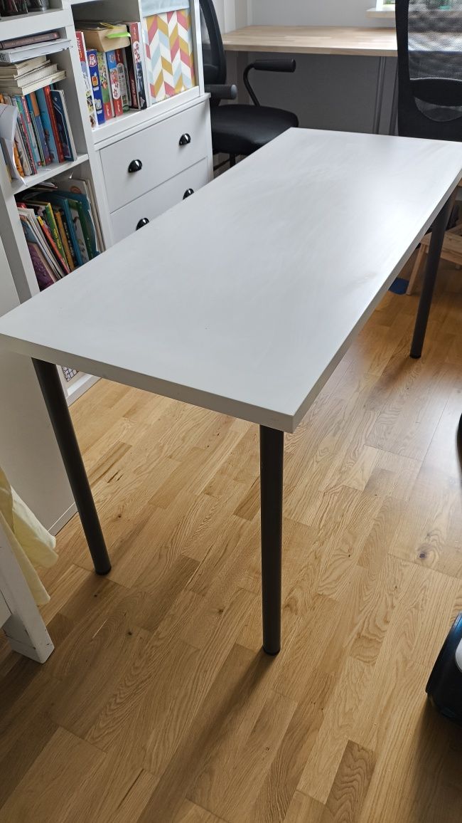Biurko Ikea, białe, lekkie