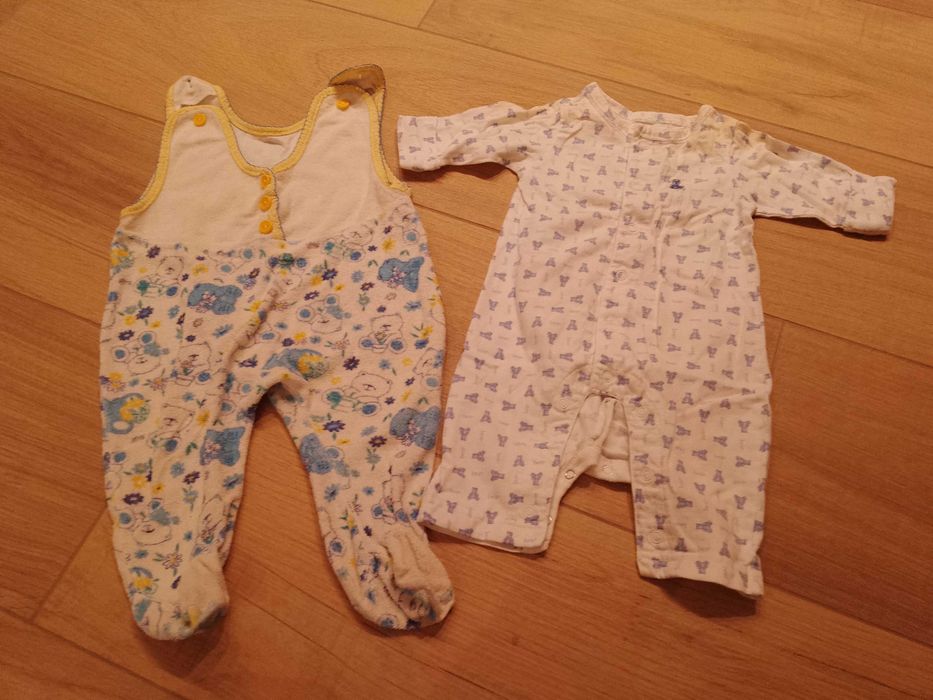Paka ubrań dla noworodka/chłopca w rozm 56, 22 sztuki za 65zł