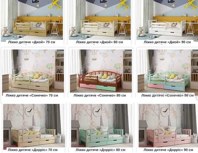 Фабричні   ліжка