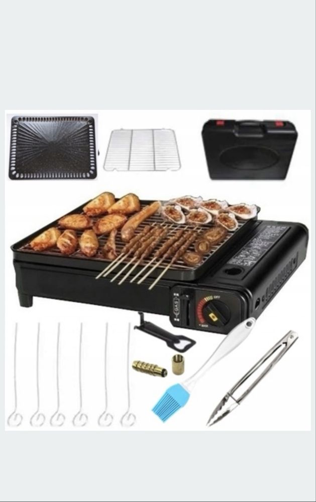 Grill turystyczny gazowy