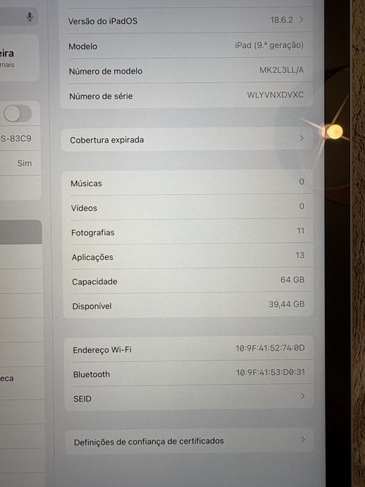 Ipad (9ª geração) 64gb (2021)