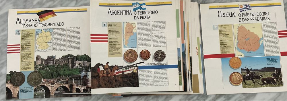 Moedas e Notas de todo o Mundo