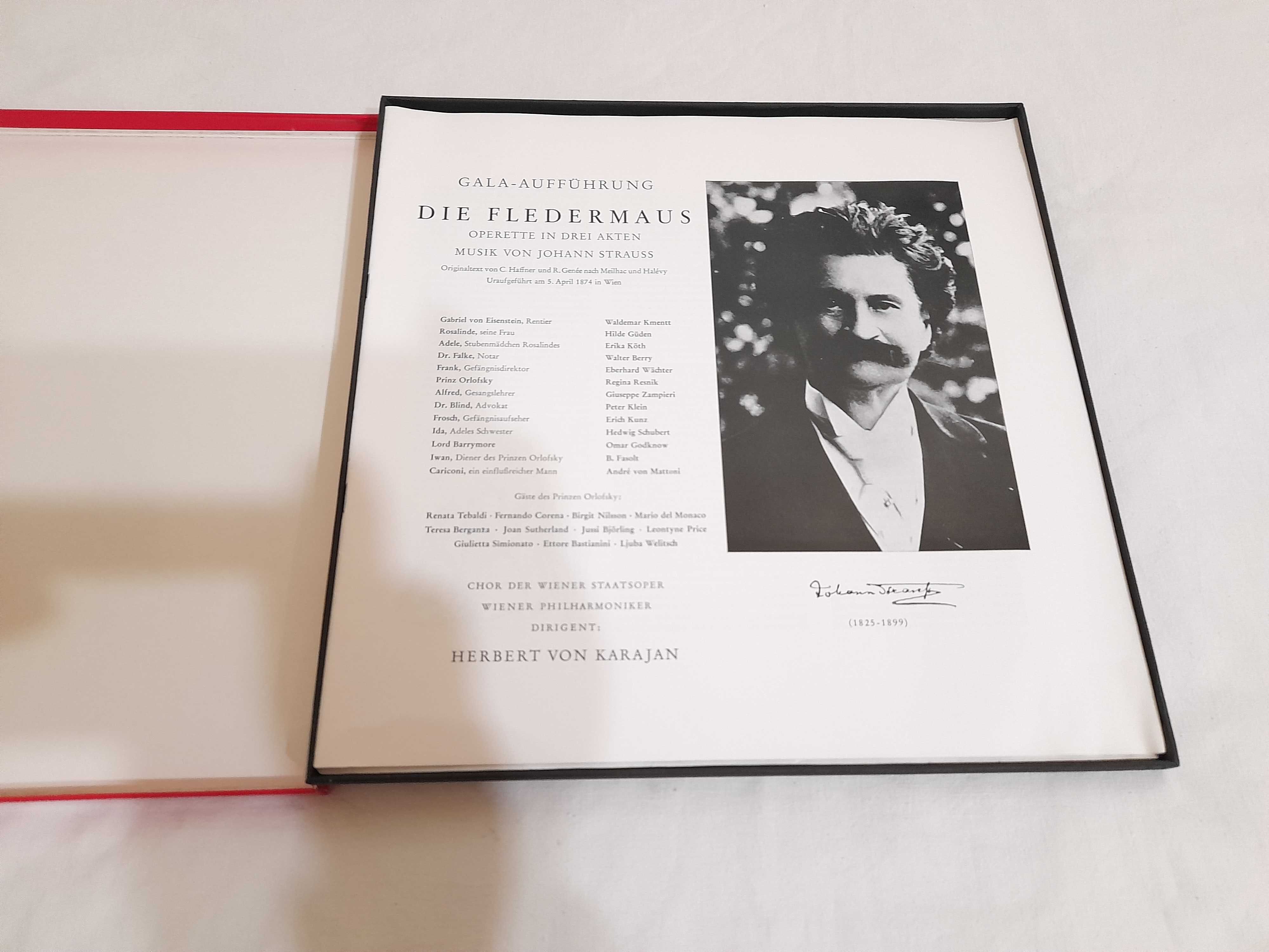 Johann Strauss, Karajan - Die Fledermaus Box 3 x Winyl (8)