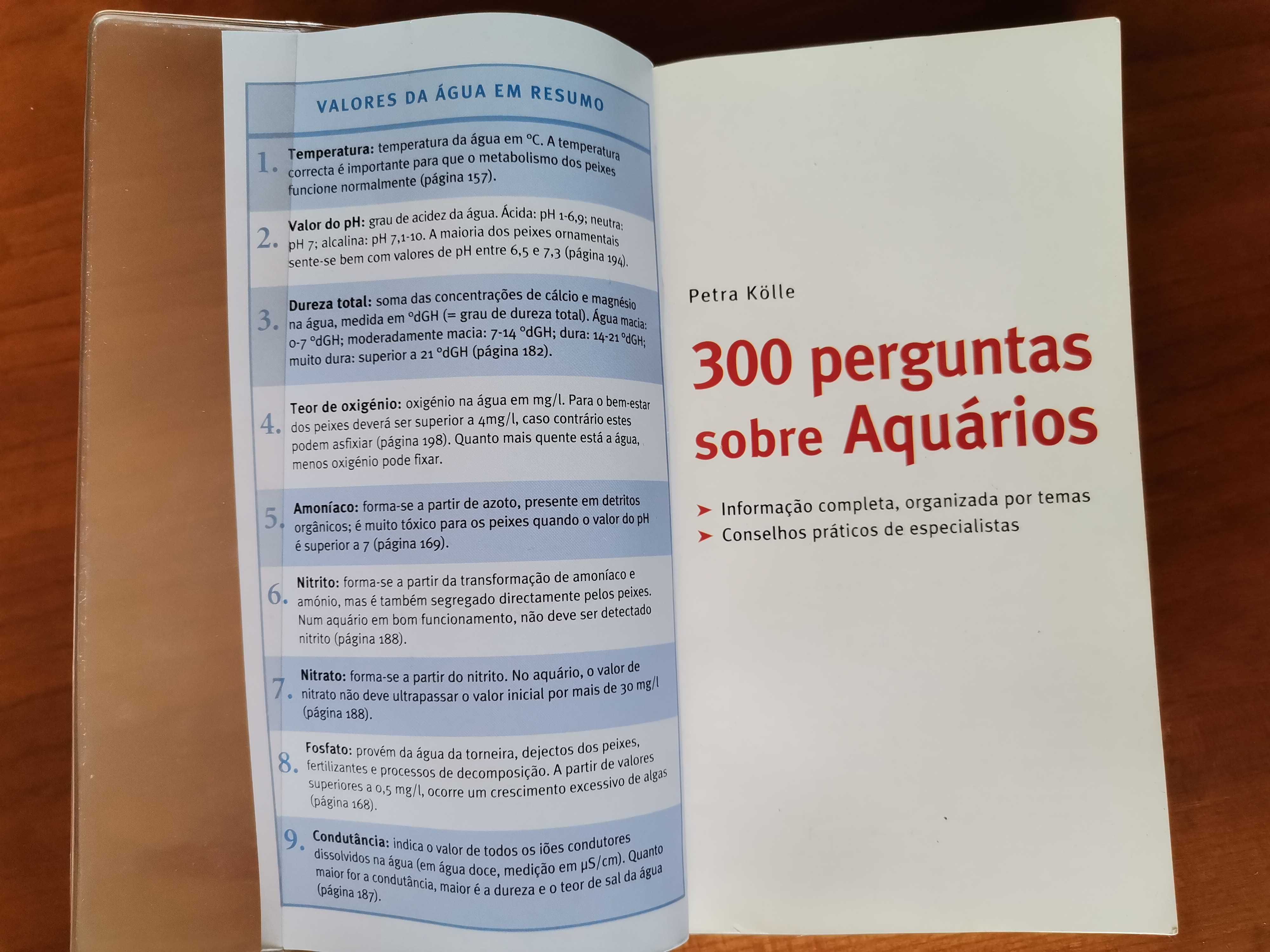 Livro "300 perguntas sobre Aquários"