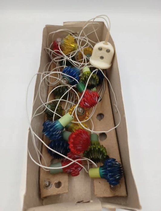 Lampki choinkowe PRL 2 kpl 60 zł