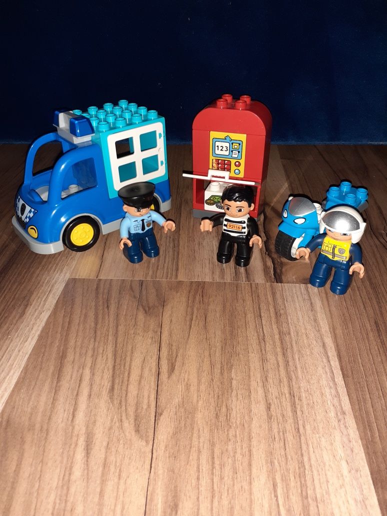 Lego Duplo napad na bank 10809 plus policjant na motorze
