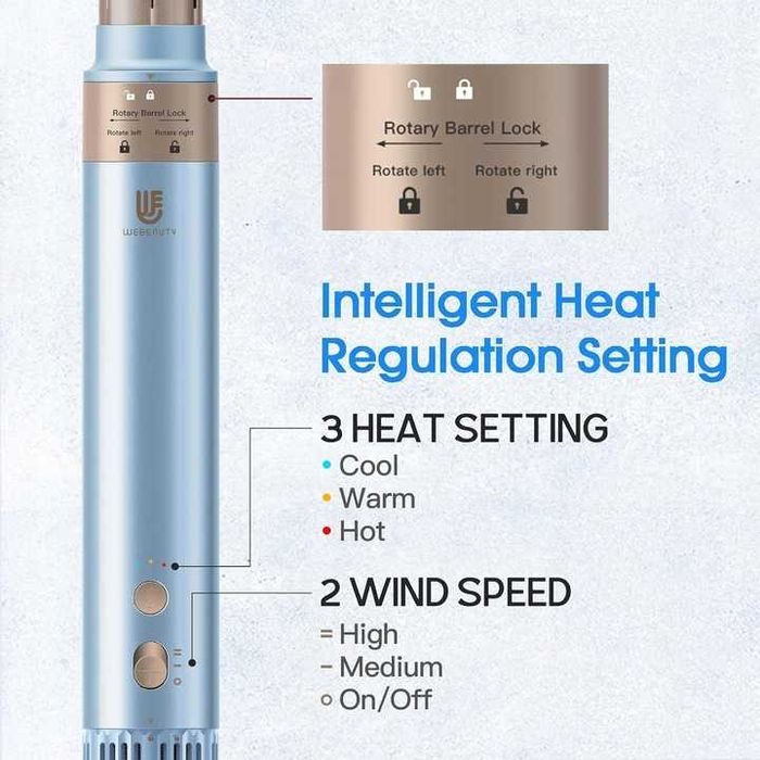 Lokówka falownica szczotka do włosów Stylizator do Włosów 3w1 1400 W