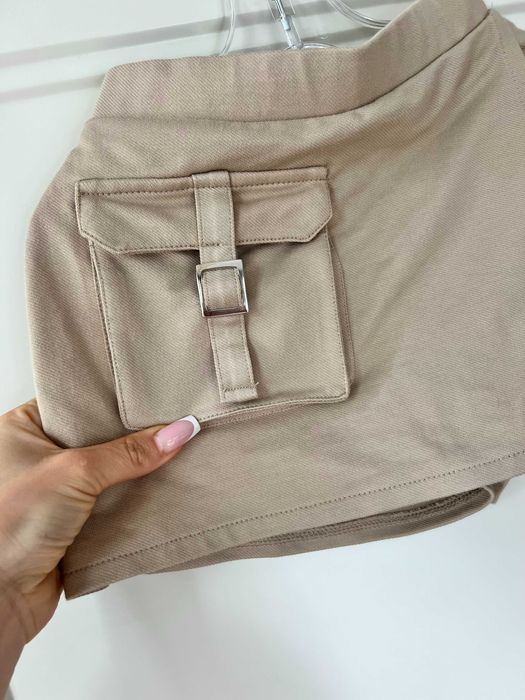 ZARA spódnico-spodnie dziewczęce beżowe dla dziewczynki r. 128 (8 lat)